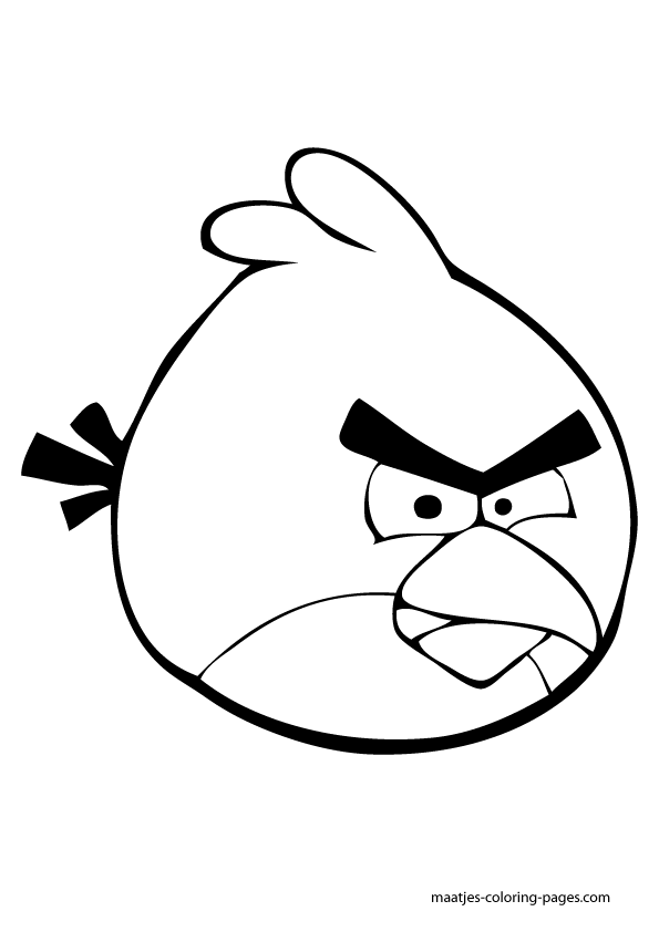 Angry Birds Coloring Pages