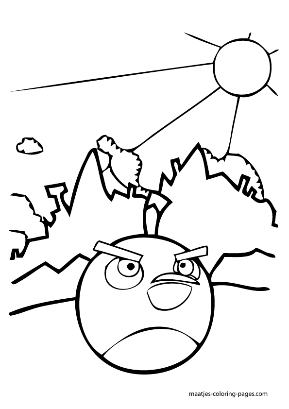 Angry Birds Coloring Pages