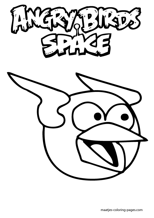 Angry Birds Coloring Pages