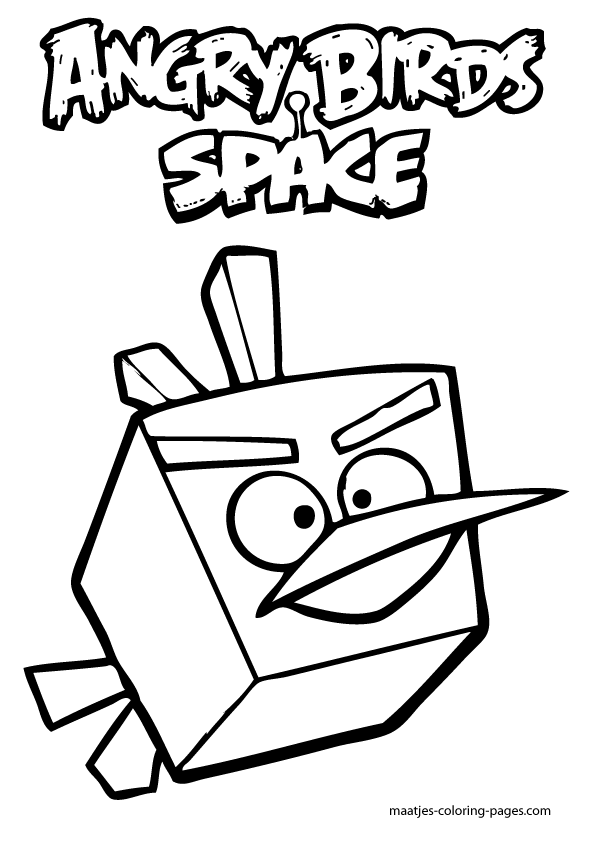 Angry Birds Coloring Pages