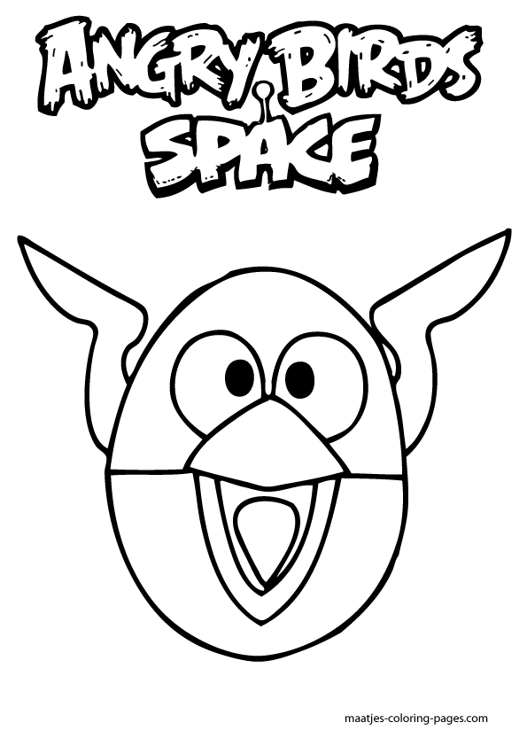 Angry Birds Coloring Pages