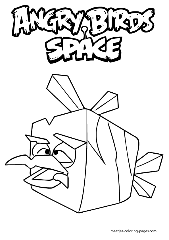 Angry Birds Coloring Pages