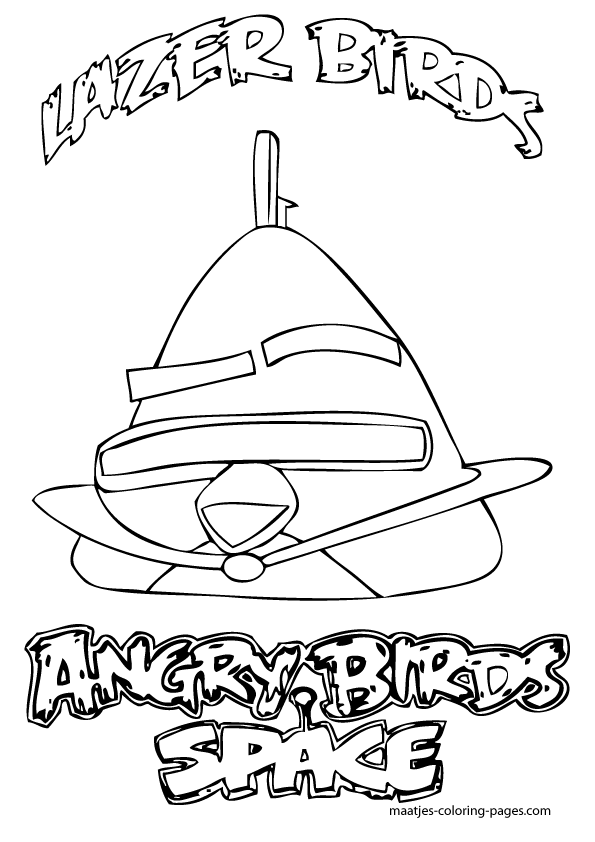 Angry Birds Coloring Pages