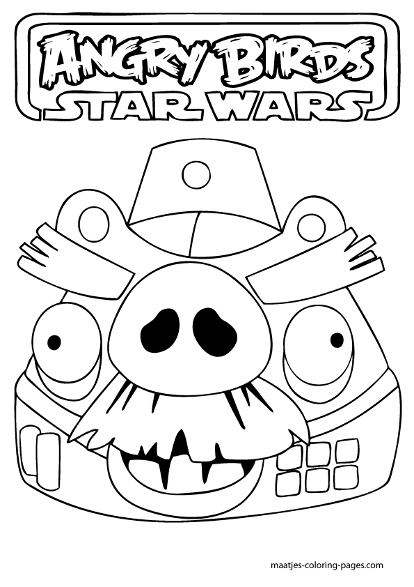 Angry Birds Coloring Pages