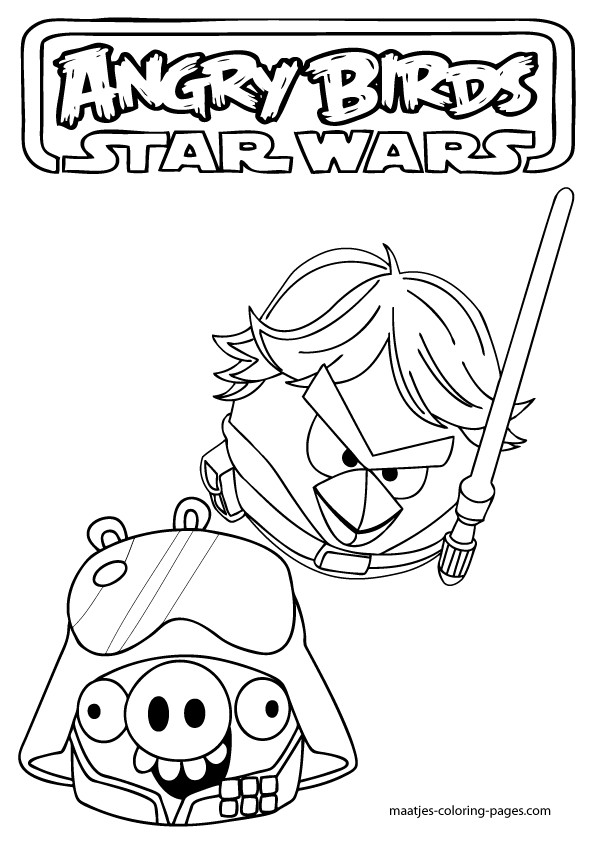 Angry Birds Coloring Pages