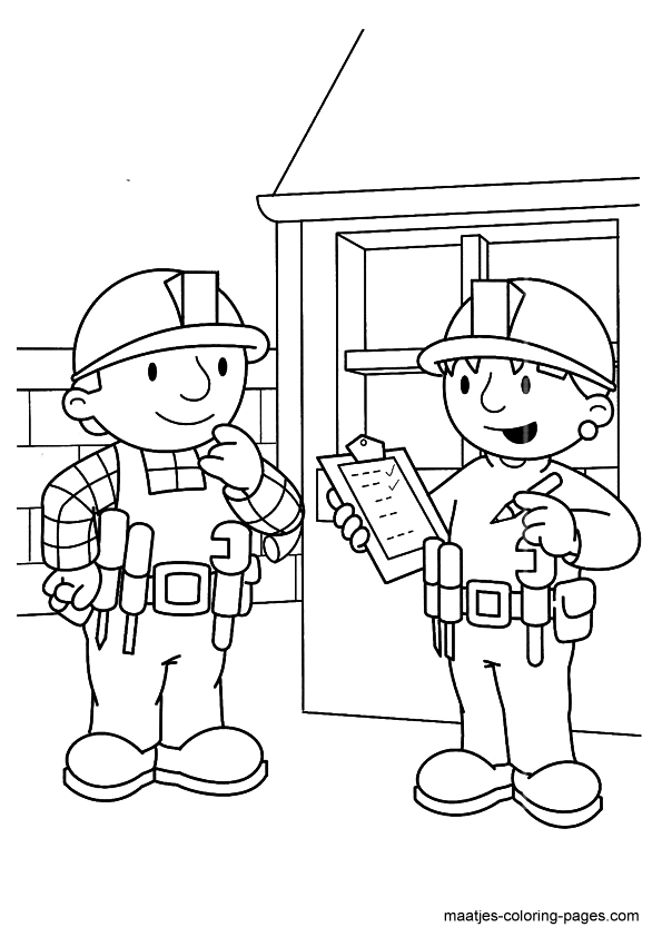 Bob The Builder Coloring Pages