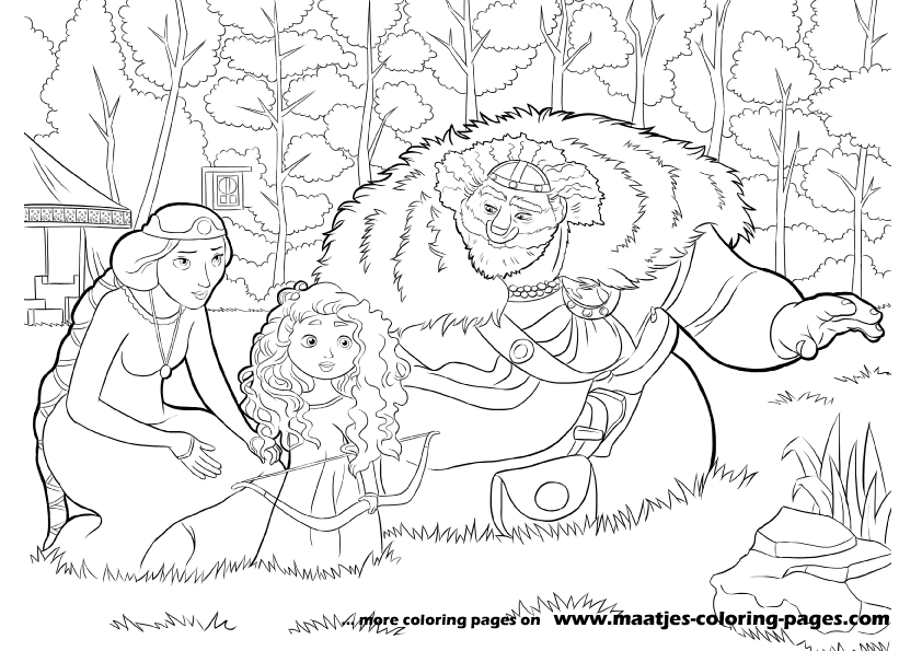 Brave Coloring Pages