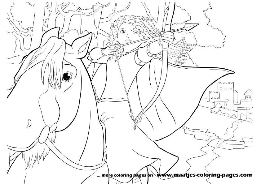 Brave Coloring Pages