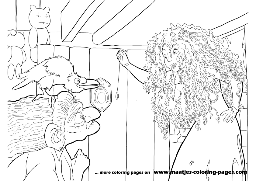 Brave Coloring Pages