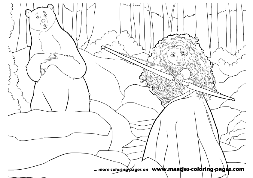 Brave Coloring Pages