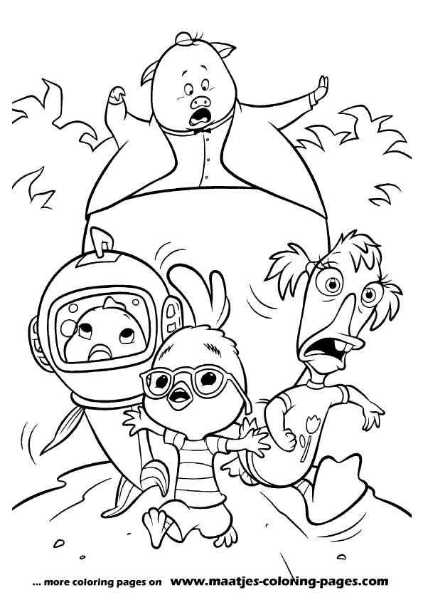 Chicken Little Coloring Pages Printable Coloring Pages