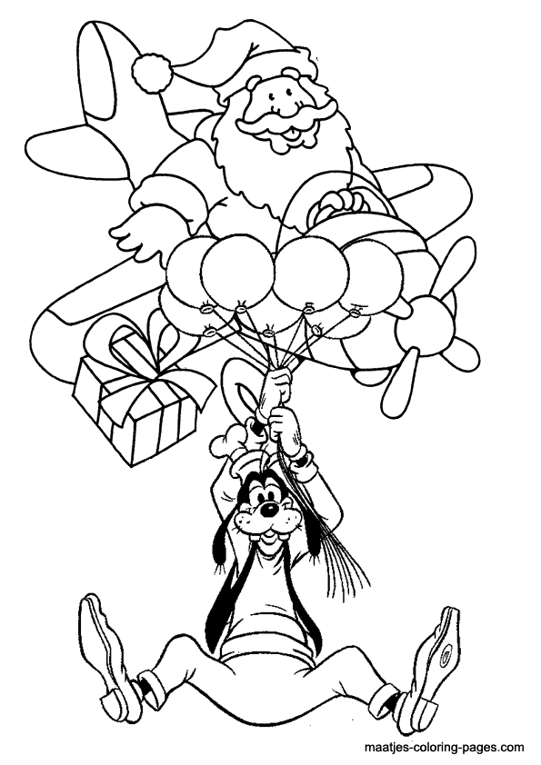 disney goofy christmas coloring pages - photo #21