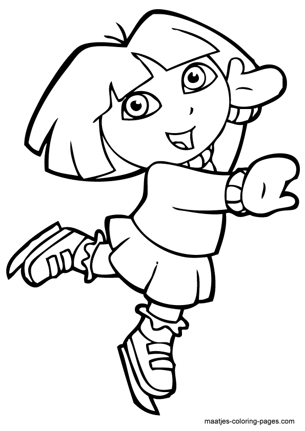 dora and friends coloring pages pdf