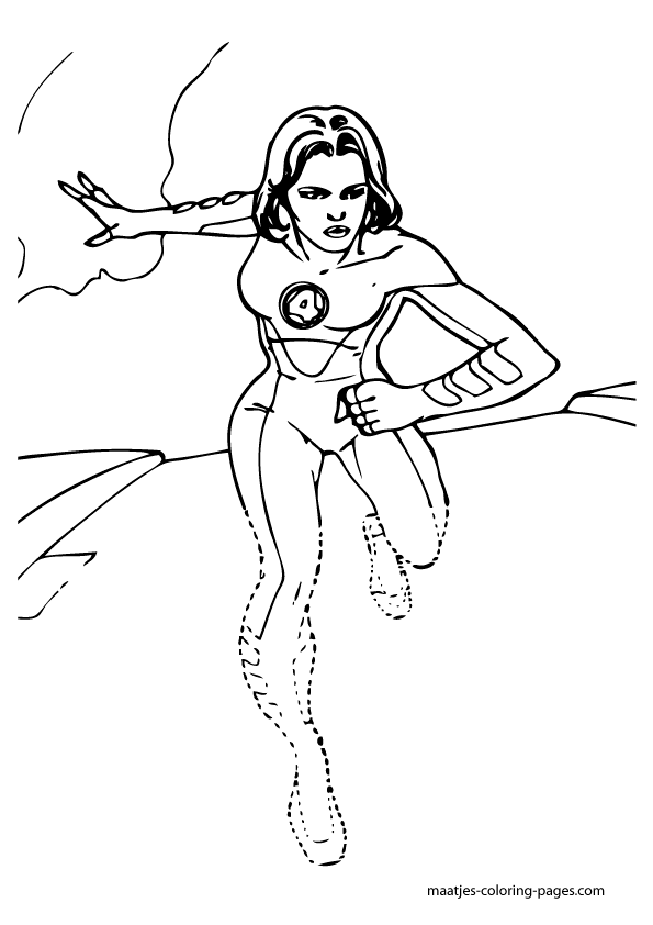 Fantastic Four Coloring Pages