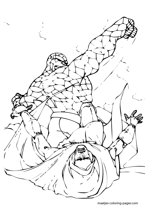 Fantastic Four Coloring Pages