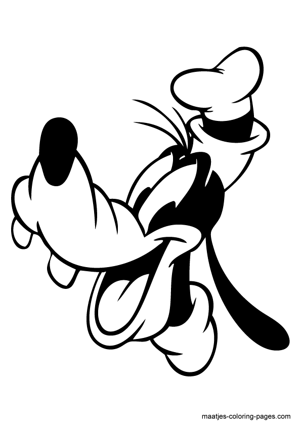 Goofy Coloring Pages To Print Boringpop