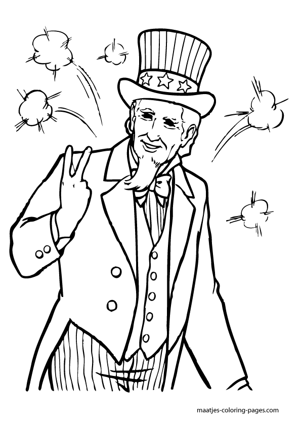 independence day free coloring pages - photo #19