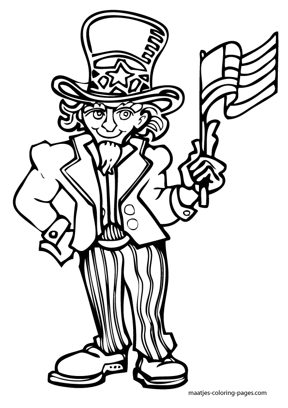 independence day free coloring pages - photo #28