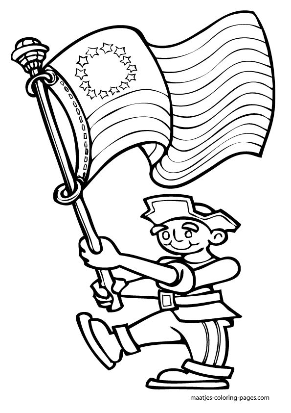 Independence Day Coloring Pages for kids