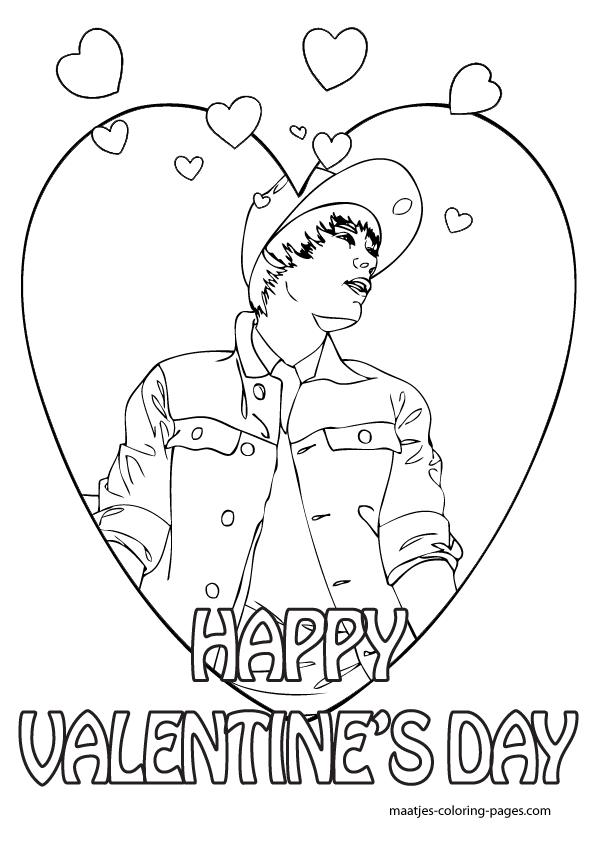 Justin Bieber Coloring Pages