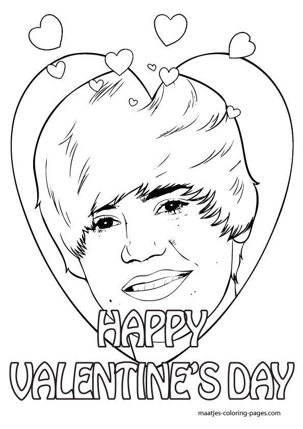 Justin Bieber Coloring Pages