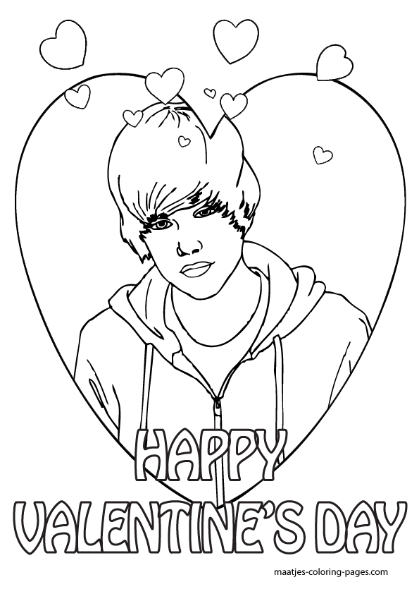 Justin Bieber Coloring Pages