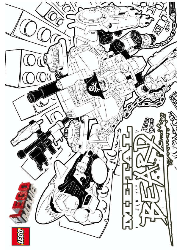 The Lego Movie coloring pages