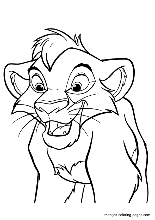 Coloring Pages Lion King. Lion King.