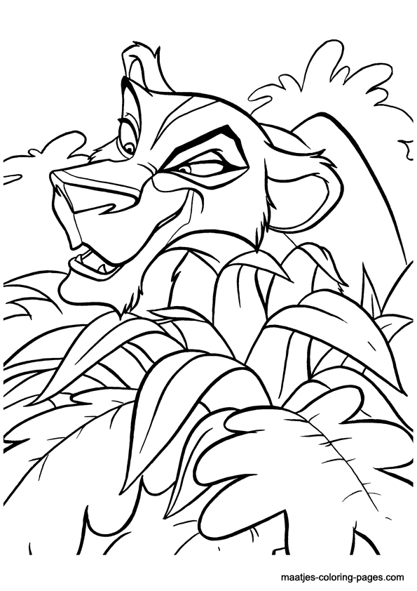 Lion King coloring page
