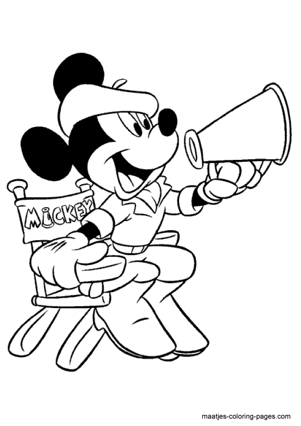 Mickey Mouse coloring page