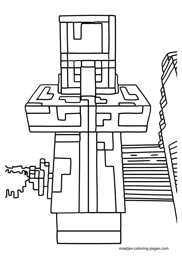 Minecraft Coloring Pages