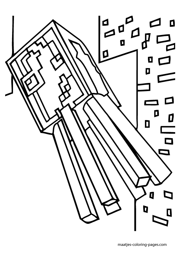 minecraft creeper coloring pages