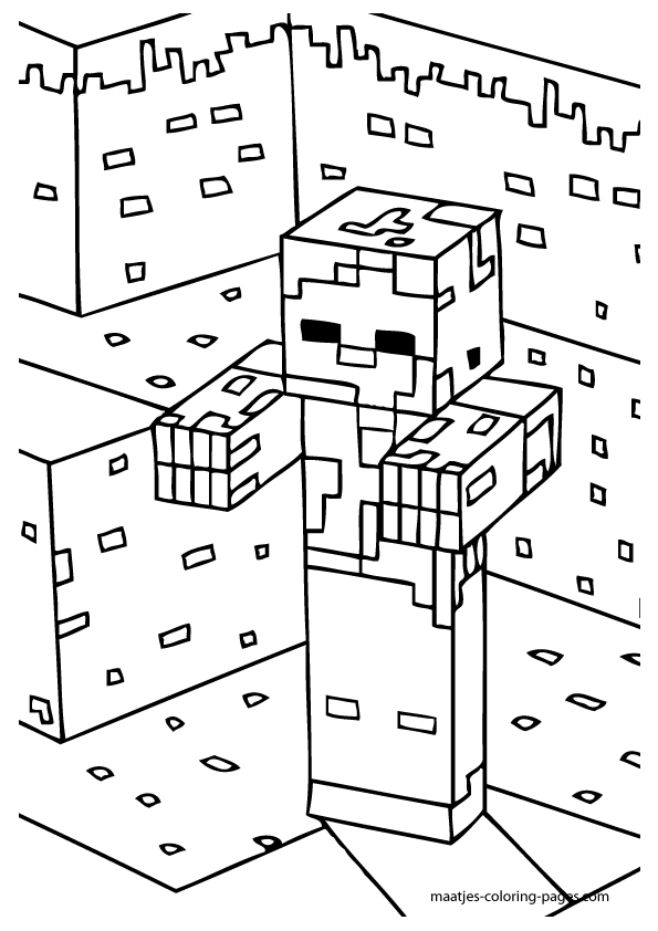 minecraft-zombies-coloring-page