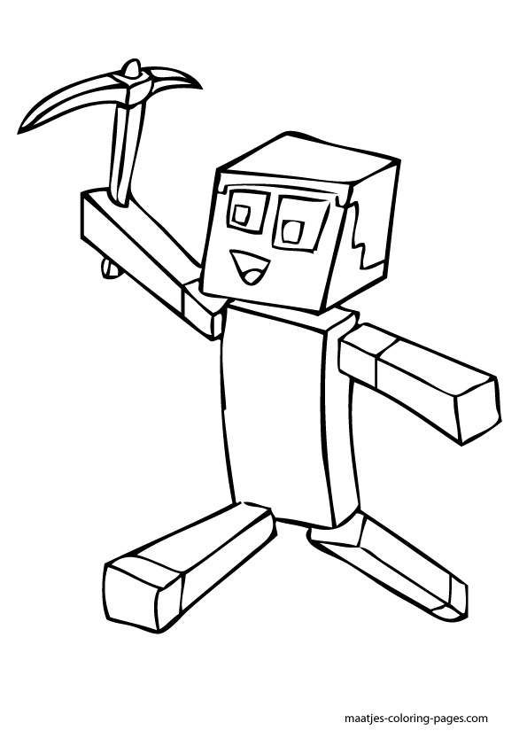 minecraft coloring pages