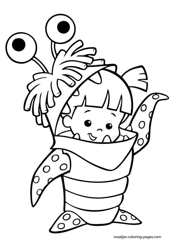Monsters Inc. coloring pages