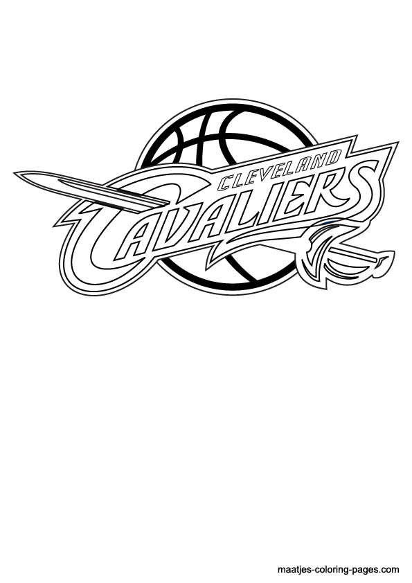 cleveland cavaliers coloring pages