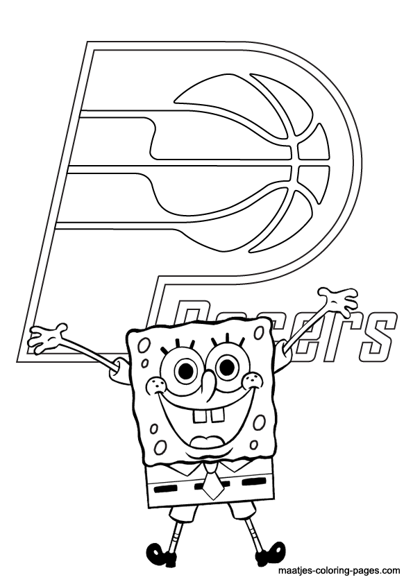 Indiana Pacers NBA coloring pages