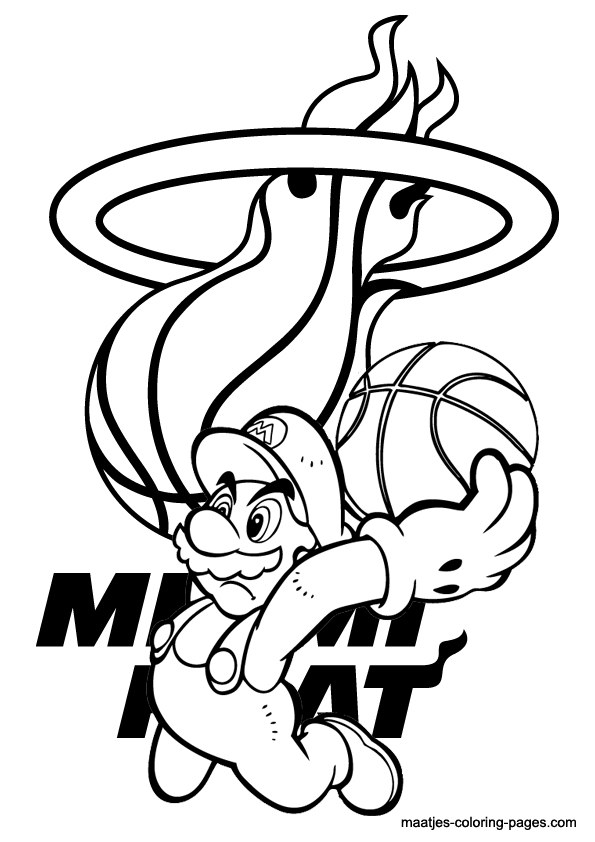 pacers basketball coloring pages - photo #50