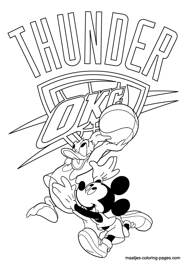 okc thunder printable coloring pages - photo #9