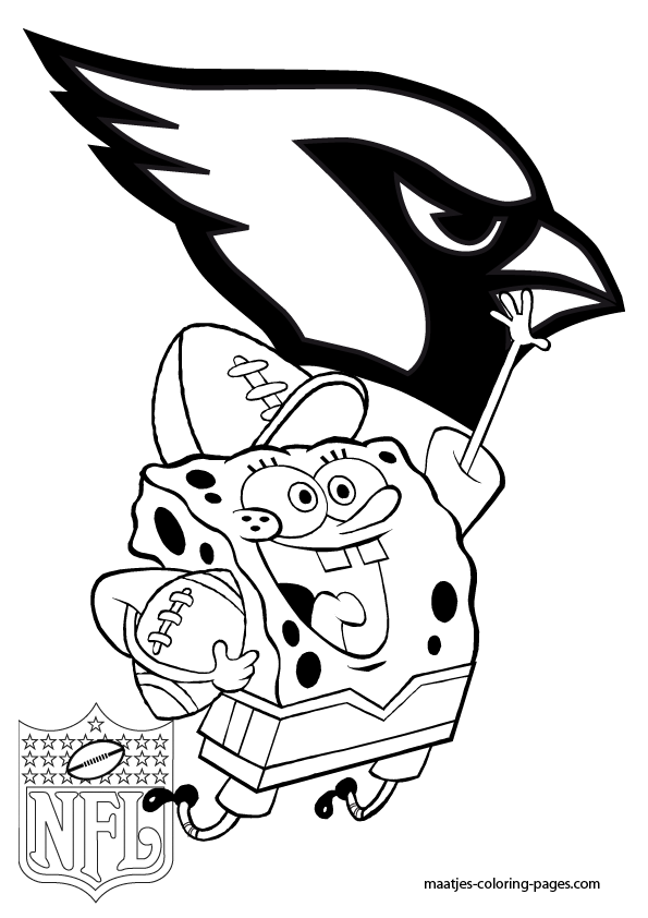 Arizona Cardinals NFL Coloring Pages