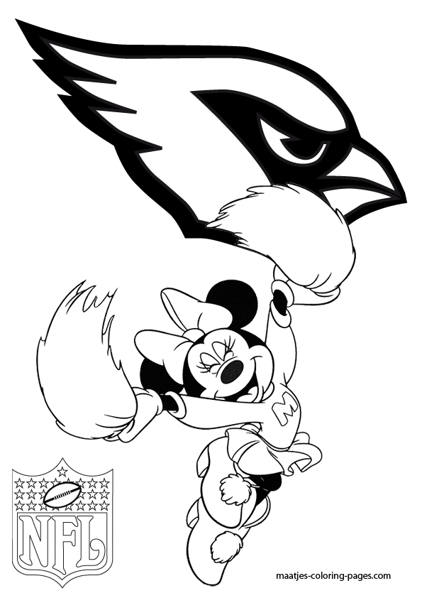 Arizona Cardinals NFL Coloring Pages