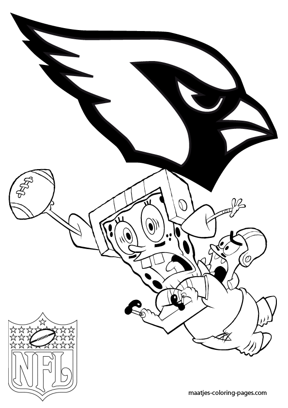 Arizona Cardinals NFL Coloring Pages