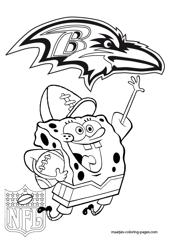 Baltimore Ravens NFL Coloring Pages