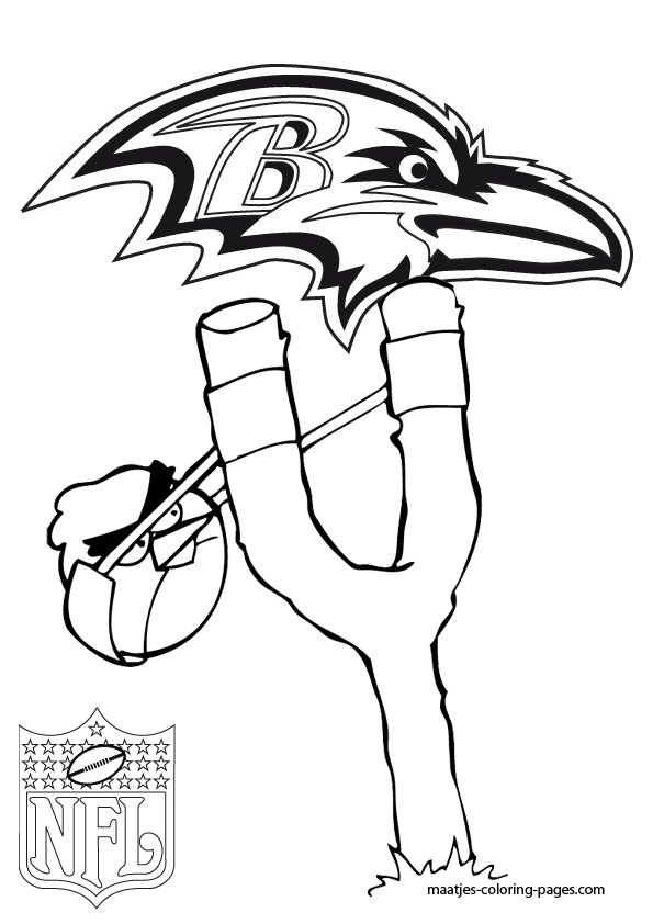 Baltimore Ravens NFL Coloring Pages