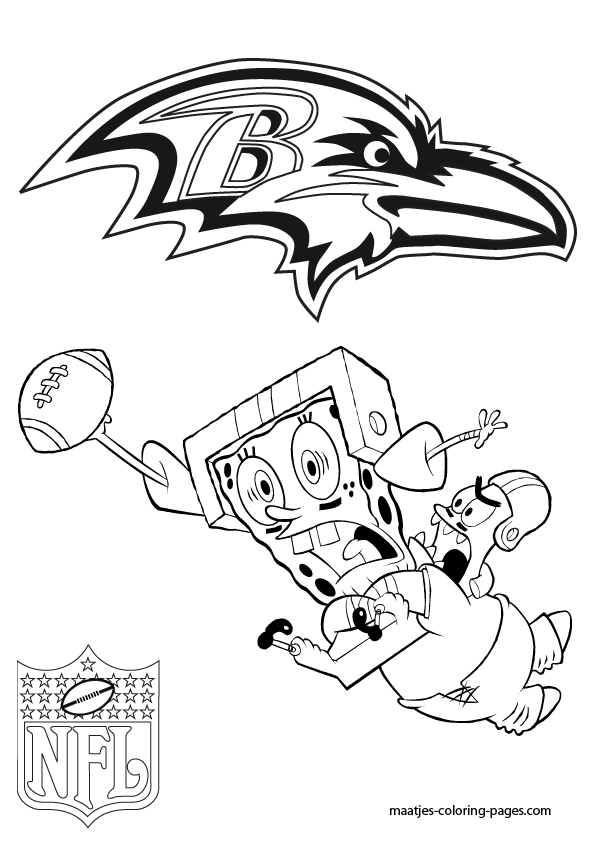 Baltimore Ravens NFL Coloring Pages