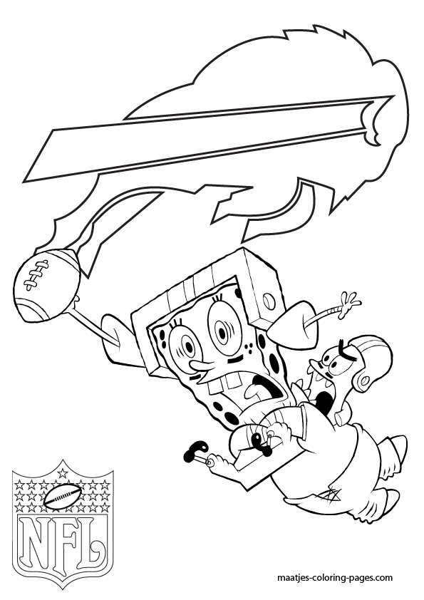 San Diego Chargers NFL Coloring Pages