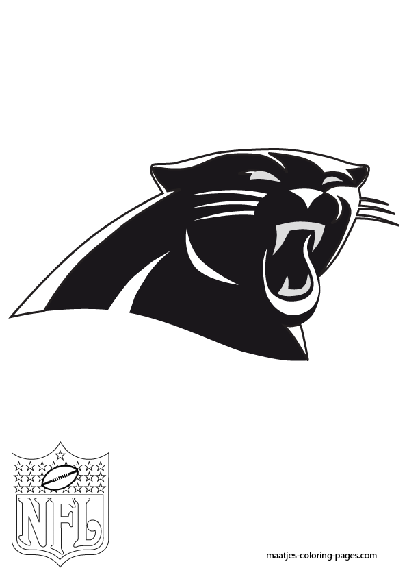 panthers logo coloring pages - photo #4