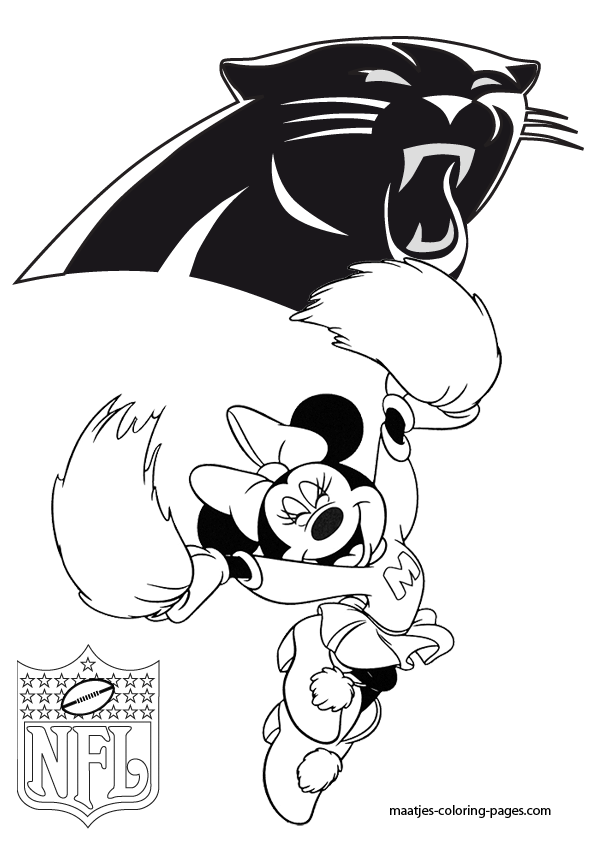 Carolina Panthers NFL Coloring Pages