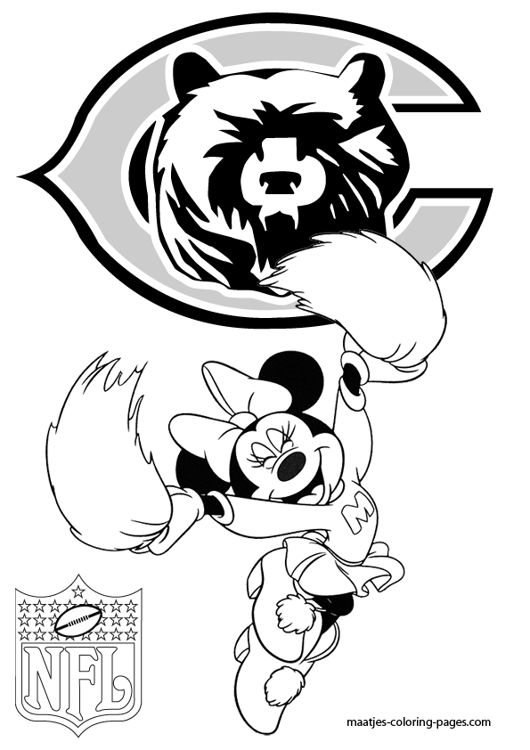 Chicago Bears NFL Coloring Pages