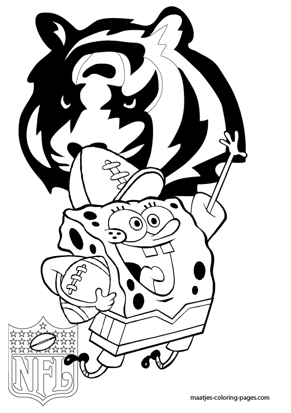 Cincinnati Bengals NFL Coloring Pages